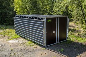 Fahrbarer Weideunterstand