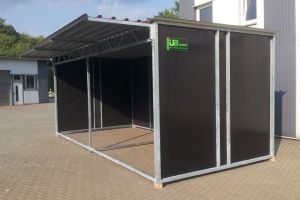 Fahrbare Weidehütten